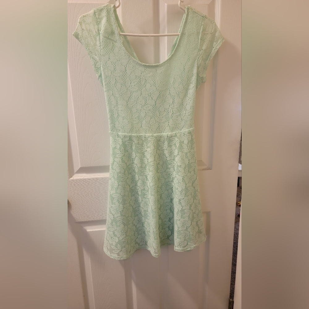 Mint Lace Dress